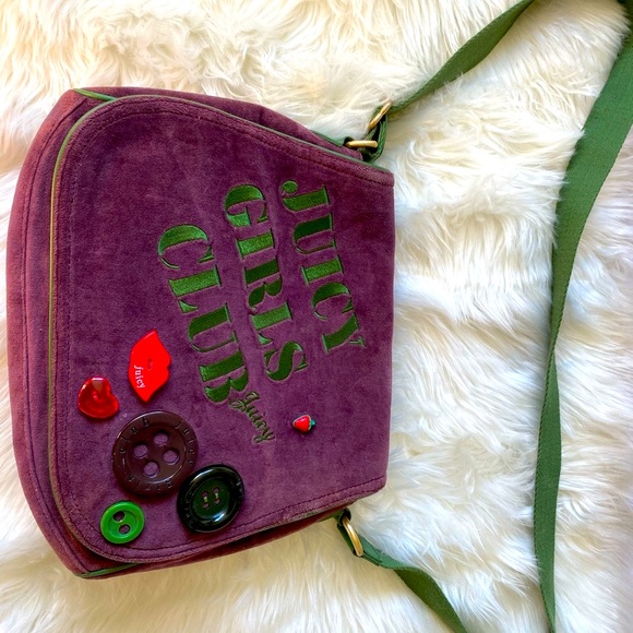 🍓💋🧃Juicy Couture Cross Body Bag kiss - Picture 2 of 8